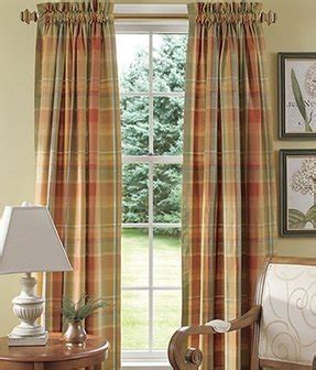 Plaid Curtains And Drapes - Foter