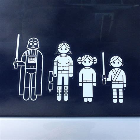 ThinkGeek Star Wars Family Car Decals review - The Gadgeteer