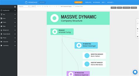 Online Organizational Chart Maker | Venngage