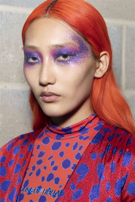 Spring 2020 Runway Beauty Trends: Rock 'n' Roll Glitter | Best Hair and Makeup Trends From the ...