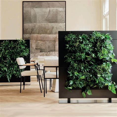 Leafy Life - plant wall divider - a modular green room divider