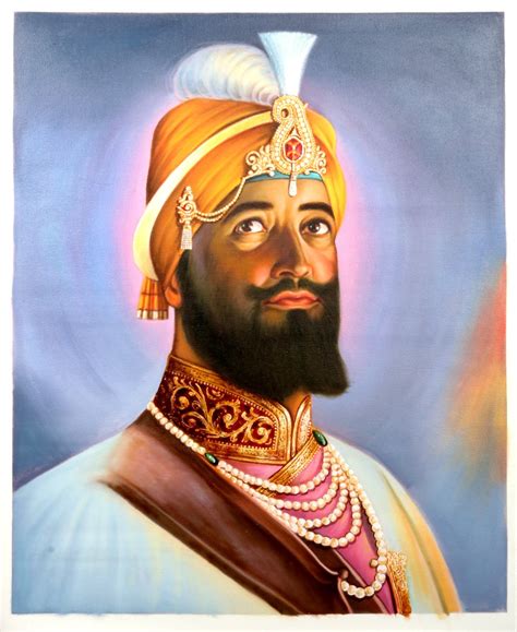 Portrait of Guru Gobind Singh | Exotic India Art