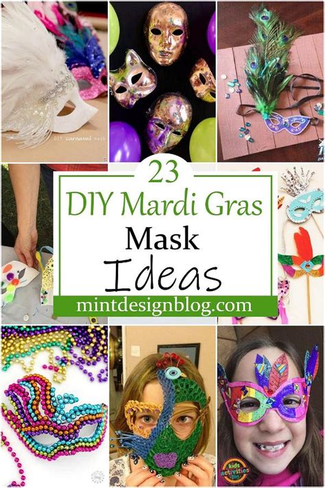 23 DIY Mardi Gras Mask Ideas - Mint Design Blog