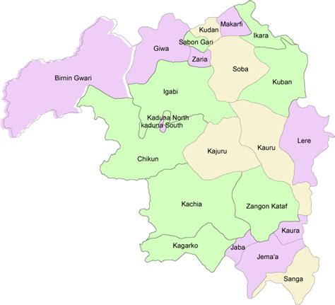 Kaduna Map Kaduna State Generates N200m Revenue From - Kaduna State ...