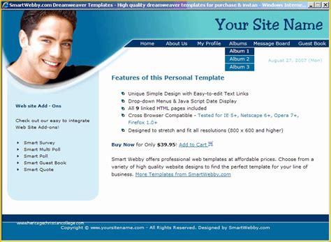 Free Personal Website Templates Of Personal Profile Template Word ...