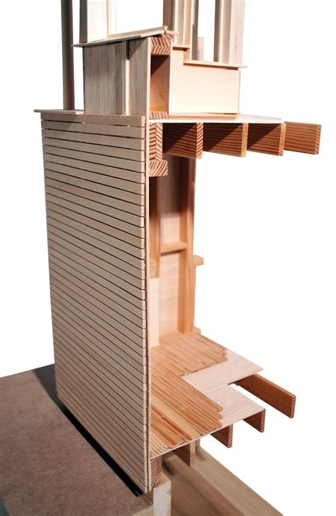 Section Model – Wood | Architecture design, Timber architecture, Wood architecture