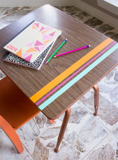 Thrifty DIY: School Desk Makeover | Design Improvised