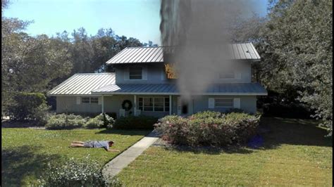 2-Story Single-Family Residential Fire Simulation - YouTube