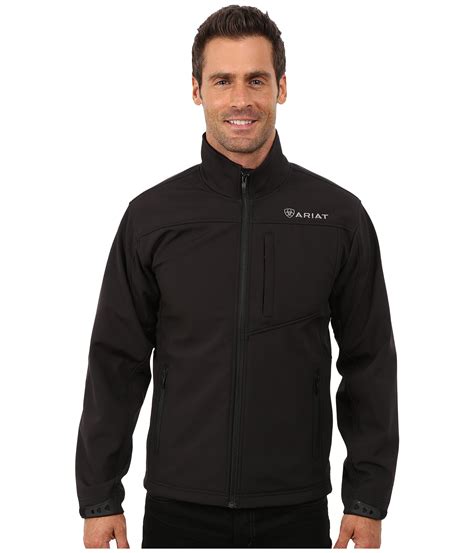 Ariat Vernon Softshell Jacket in Black | Lyst