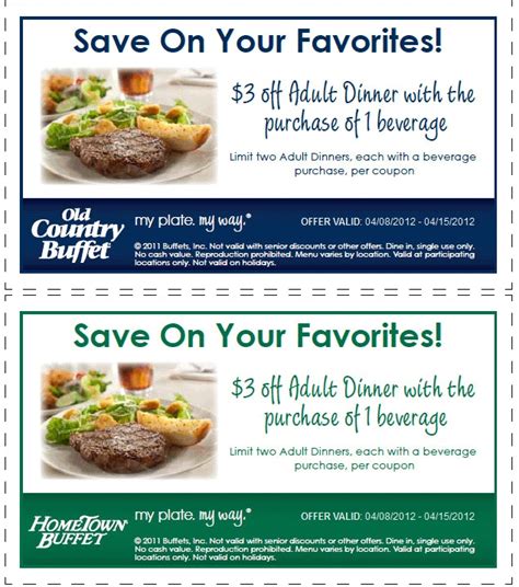 22 best images about Old Country Buffet Coupons on Pinterest ...