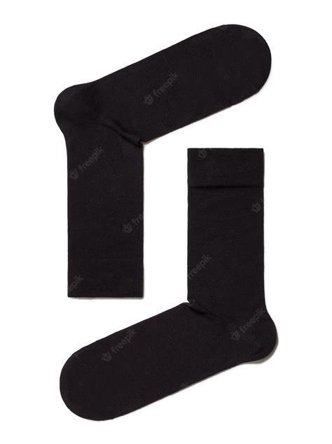 Premium Photo | Black mans socks for clothing