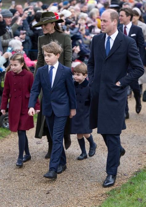 The Prince and Princess of Wales Attend Christmas Day Service 2022 ...