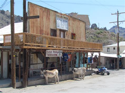 Oatman, AZ this is off the beatin path. Where the burros run free ...