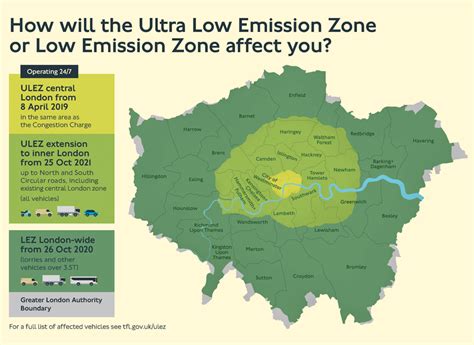 Low Emission Zone Map - Map Of The World