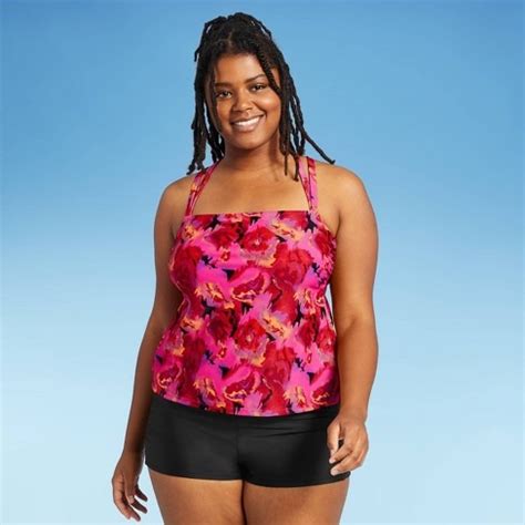 Lands' End Plus Size Swimsuit Tankini [Bundle all 3 swim tops for 100 only], Women's Fashion ...