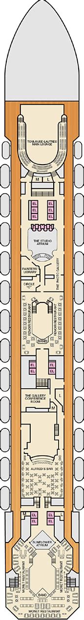 Carnival Conquest Deck plan & cabin plan