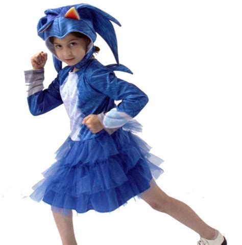 Girls Sonic Dress Costume | Costume Party World