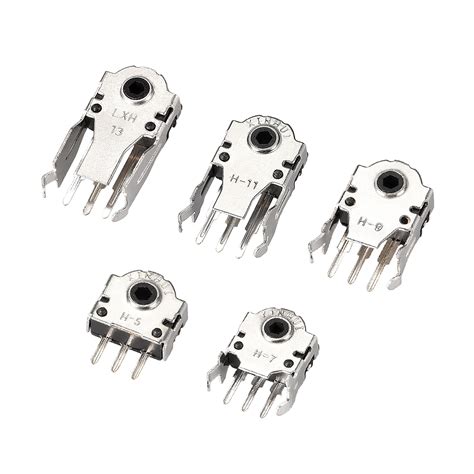 25 Pcs Encoder Switch Mouse Encoder Scroll Wheel Repair Part Switchs 5mm 7mm 9mm 11mm 13mm ...