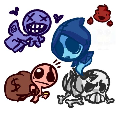 Some Isaac Characters by MajorasCorno on Newgrounds