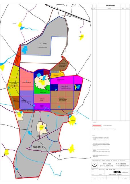 New Sanand Phase - II Estate Map ( Tentative) | PDF