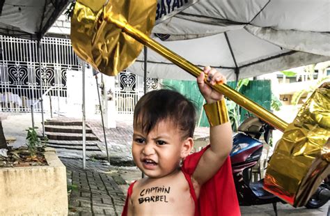 LOOK: This Cutie Dressed Up as Captain Barbell to Celebrate Filipino ...