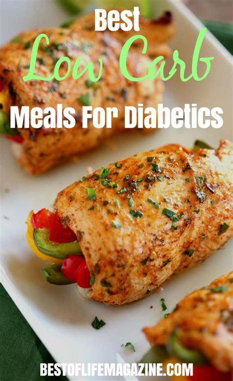 There are easy to make low carb meals for diabetics that are perfect for doing meal prep, ma… in ...