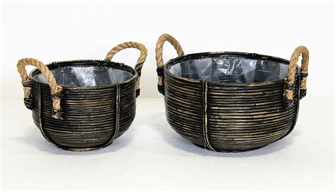 Fiji, Black - baskets | Marshall Home and Garden