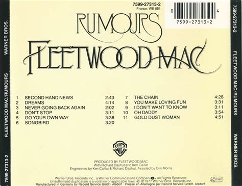 Classic Rock Covers Database (full album download): Fleetwood Mac ...