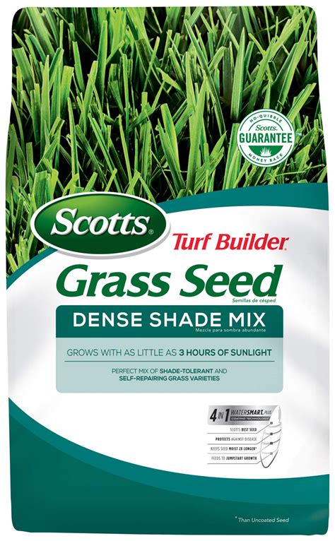 Buy Scotts Turf Builder Grass Seed Dense Shade Mix - 7 Lb. - Grows in as Little as 3 Hours of ...