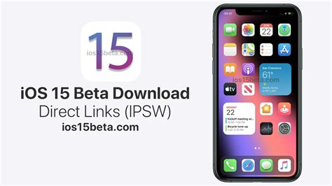 iOS 15 Beta Download Direct Links (IPSW) - iOS 15 Beta Download