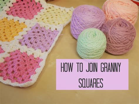 CROCHET: How to join granny squares for beginners, Bella Coco, My Crafts and DIY Projects