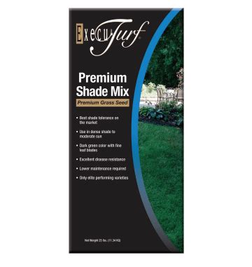 50 lb. Executurf Grass Seed (Premium Shade Mix) - Carefree Lawn Center