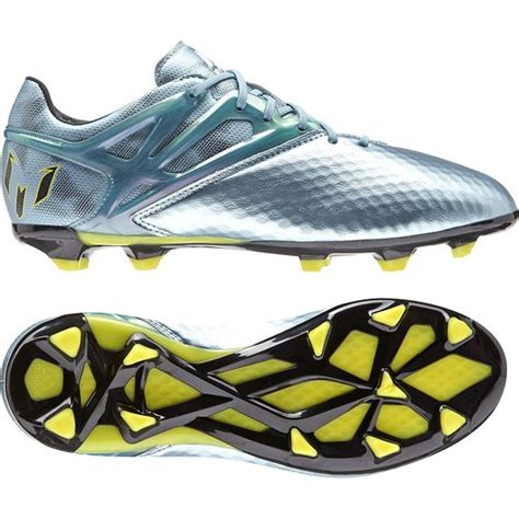 adidas Messi 15.1 FG/AG Ice Metallic/Bright Yellow/Core Black Kids ...