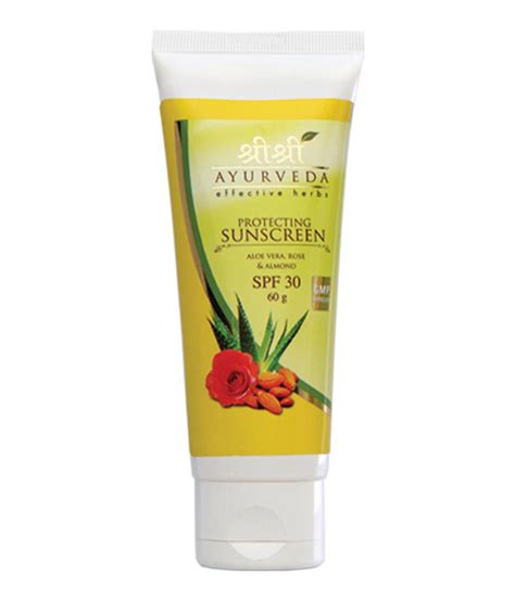 Sri Sri Ayurveda Protecting Sunscreen Cream: Buy Sri Sri Ayurveda ...