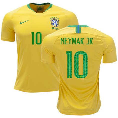 NIKE BRAZIL 2018 HOME NEYMAR JR JERSEY - Soccer Plus