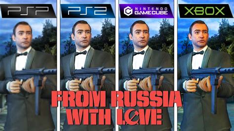 007 From Russia with Love (2005) PSP vs PS2 vs GameCube vs XBOX ...