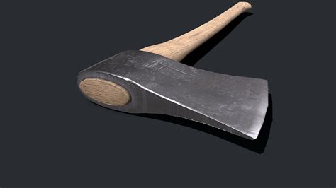 Free Lumberjack Axe Low-poly PBR 3D - TurboSquid 2173225