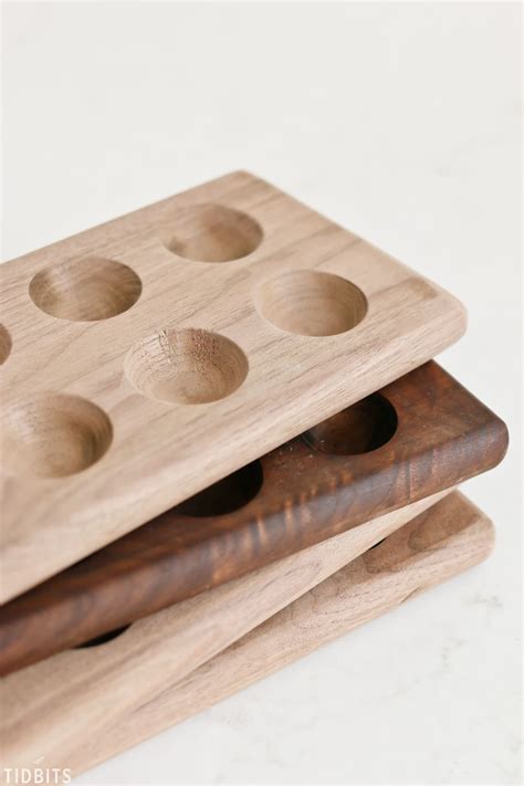 DIY Wooden Egg Holders - Tidbits