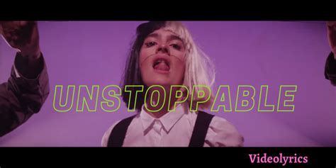 Unstoppable Song Lyrics - Sia | English Song - Videolyrics