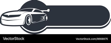 Classic car banner template Royalty Free Vector Image