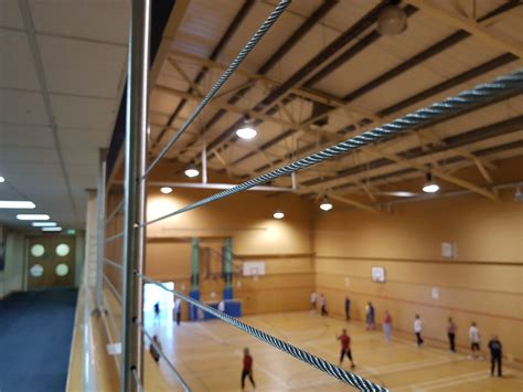 New Sports Hall Led Lighting at Tunbridge Wells Sports Centre in Kent