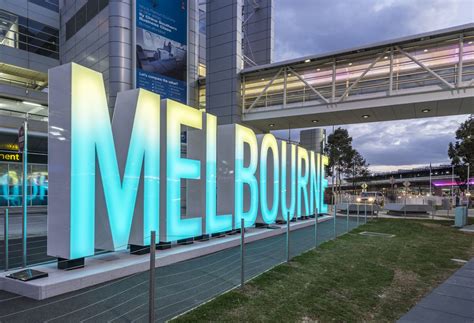 Melbourne Airport, Old Orchard, Large Letters, Signage, Logo Design, Exterior, Landscape, Olds ...