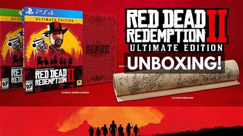 Unboxing Red Dead Redemption 2 Ultimate Edition and Collector's Box - YouTube