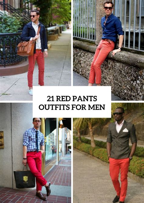 21 Men Outfits With Red Pants To Try - Styleoholic