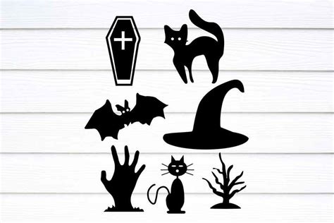 Halloween Silhouette & Vector Bundle Graphic by Retro Prince · Creative ...