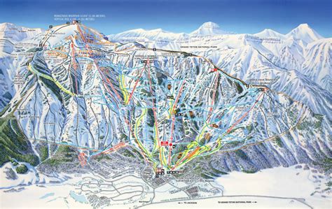 Jackson Hole Trail Map | Liftopia