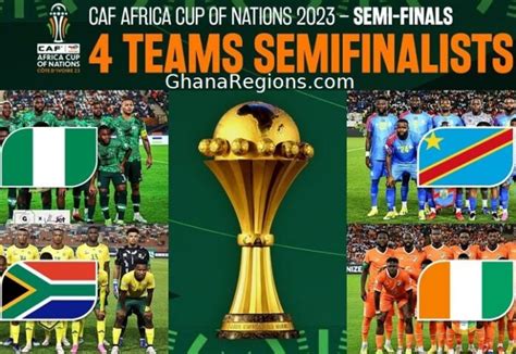 AFCON 2023 Semi Final Football Matches, Teams, Schedule, Stadium, Venues, Standings, Fixtures ...