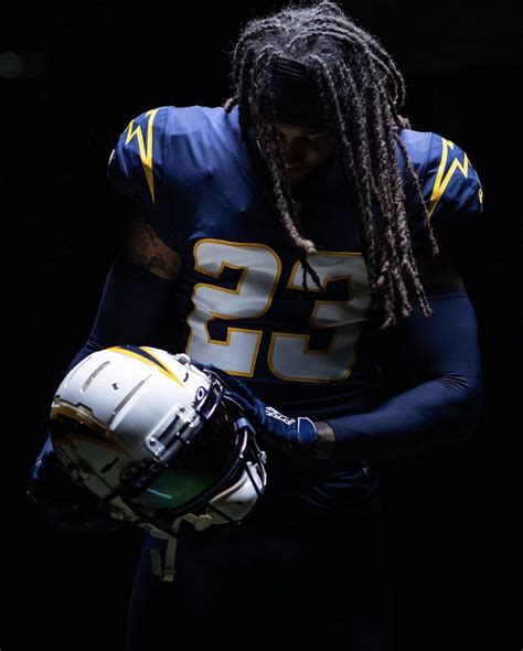 Los Angeles Chargers Navy Color Rush Uniform — UNISWAG