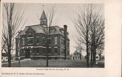 Laconia High School New Hampshire Postcard