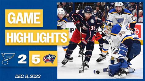 Game Highlights: Blue Jackets 5, Blues 2 - YouTube